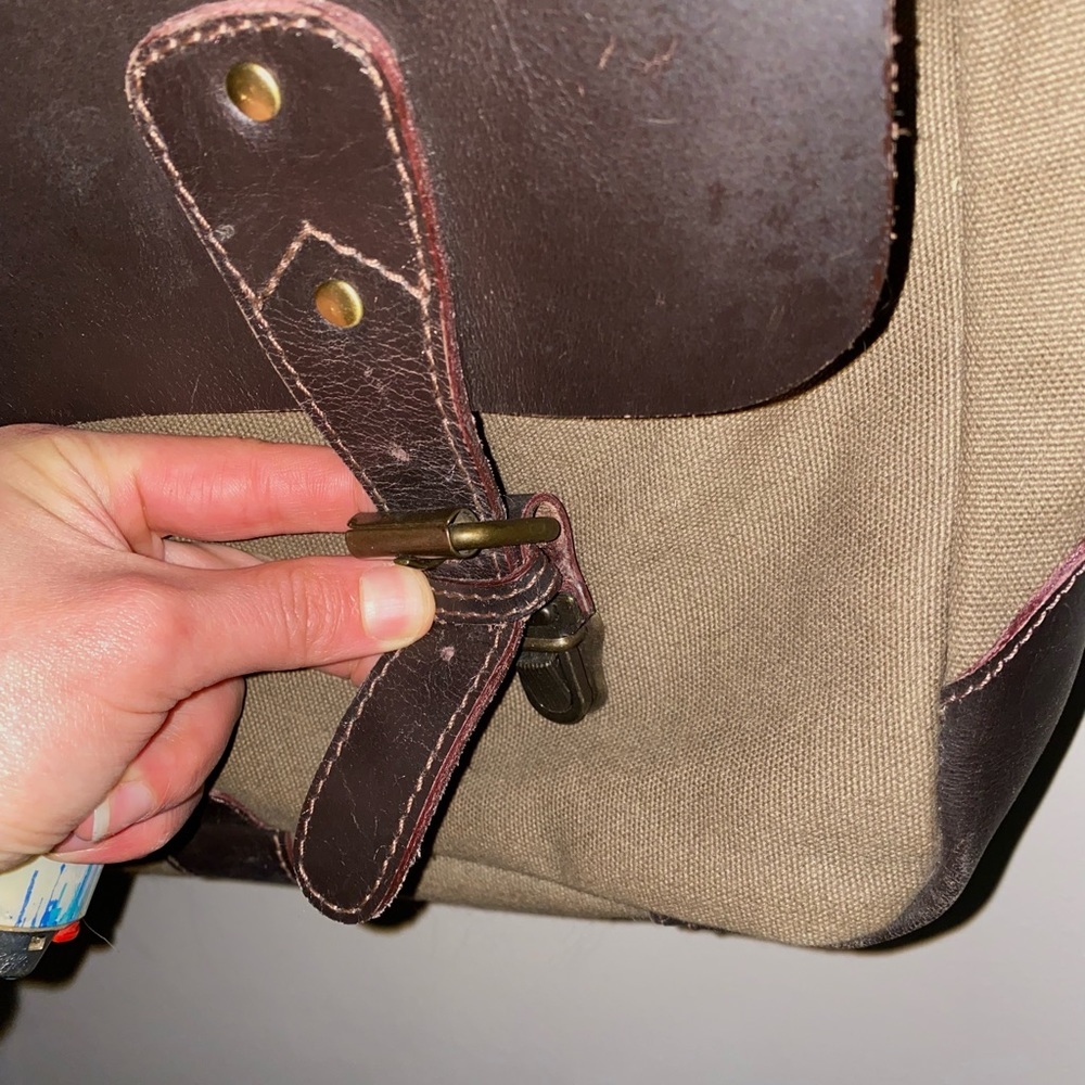 Leather Computer Bag - Picture 8 of 12